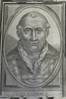 Portrait du pape CLEMENT V Buste du pape CLEMENT V