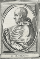 Portrait du pape CLEMENT VI Buste du pape CLEMENT VI