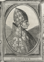 Portrait du pape URBAIN V Buste du pape URBAIN V